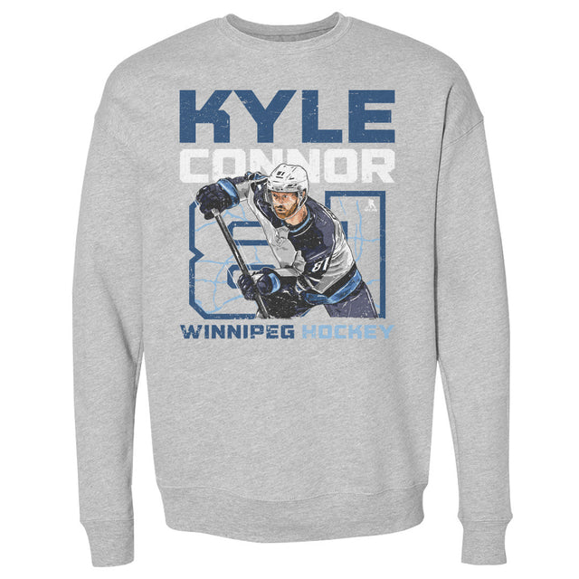 Kyle Connor Men's Crewneck Sweatshirt | 500 LEVEL