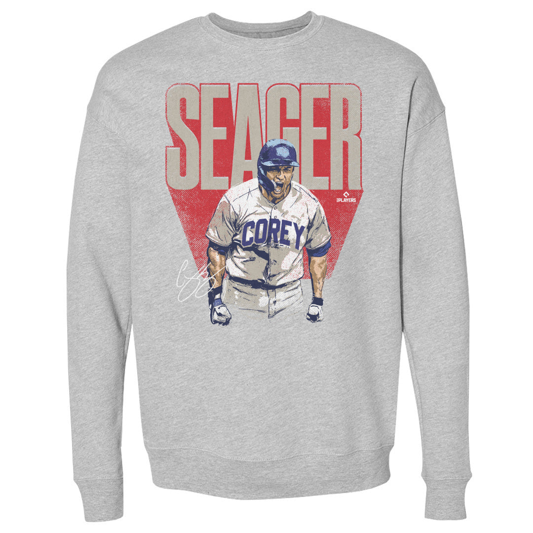 Corey Seager Men&#39;s Crewneck Sweatshirt | 500 LEVEL