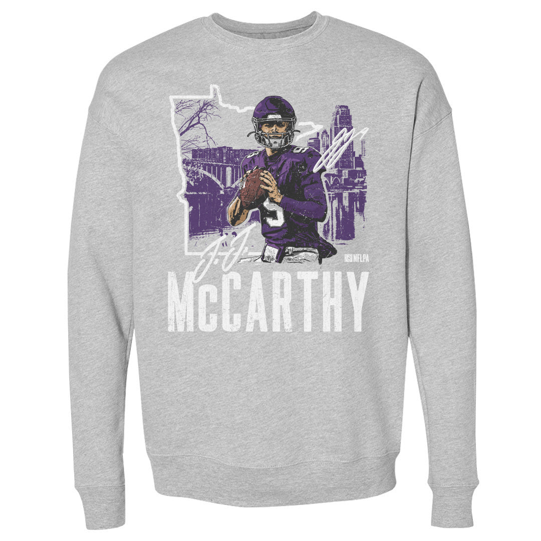 J.J. McCarthy Men's Crewneck Sweatshirt | 500 LEVEL