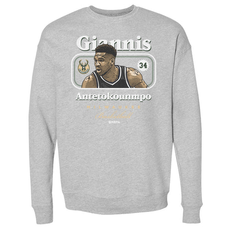 Giannis Antetokounmpo Men's Crewneck Sweatshirt | 500 LEVEL