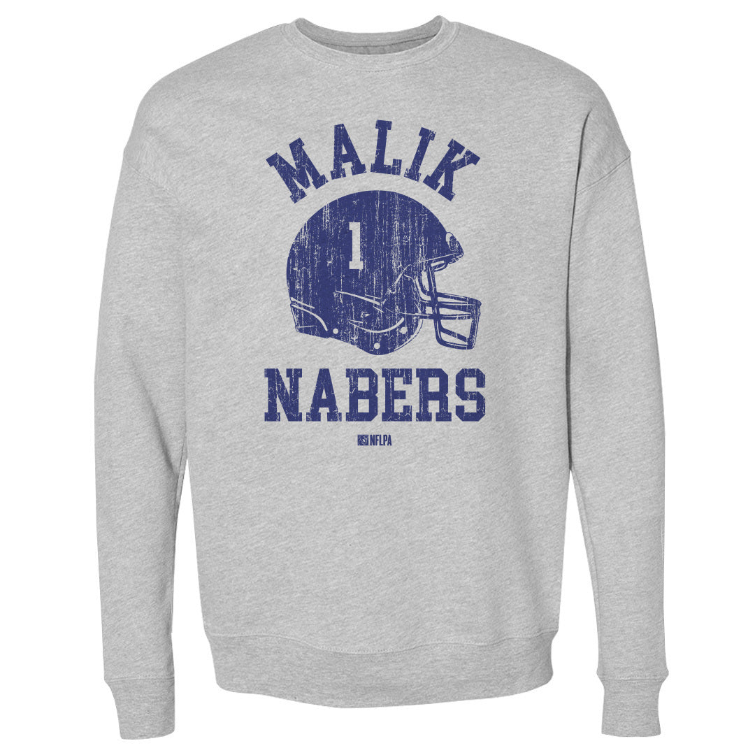Malik Nabers Men's Crewneck Sweatshirt | 500 LEVEL