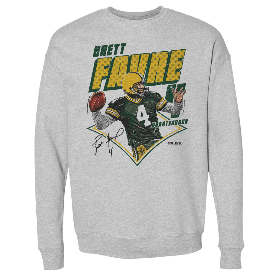 Brett Favre Men's Crewneck Sweatshirt | 500 LEVEL
