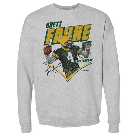 Brett Favre Men's Crewneck Sweatshirt | 500 LEVEL