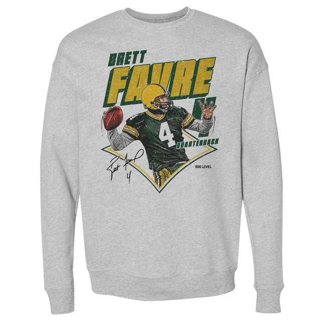 Brett Favre Men's Crewneck Sweatshirt | 500 LEVEL