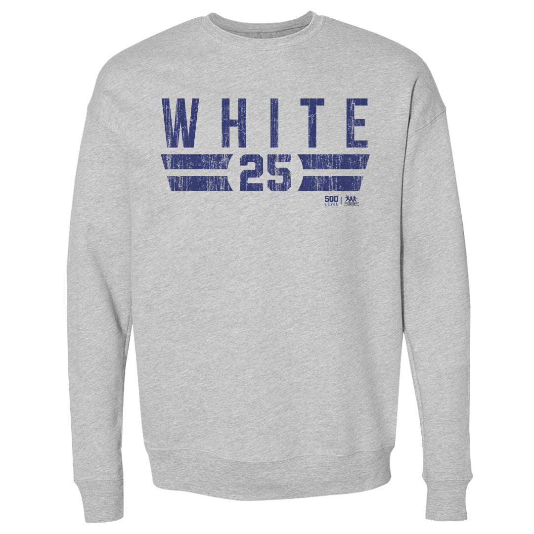 Devon White Men's Crewneck Sweatshirt | 500 LEVEL