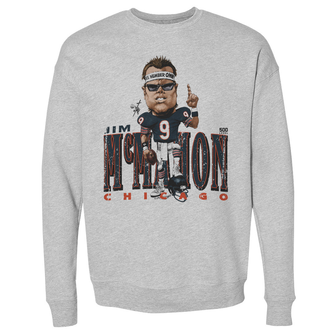 Jim McMahon Men's Crewneck Sweatshirt | 500 LEVEL
