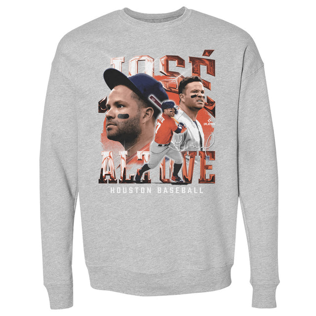 Jose Altuve Men's Crewneck Sweatshirt | 500 LEVEL