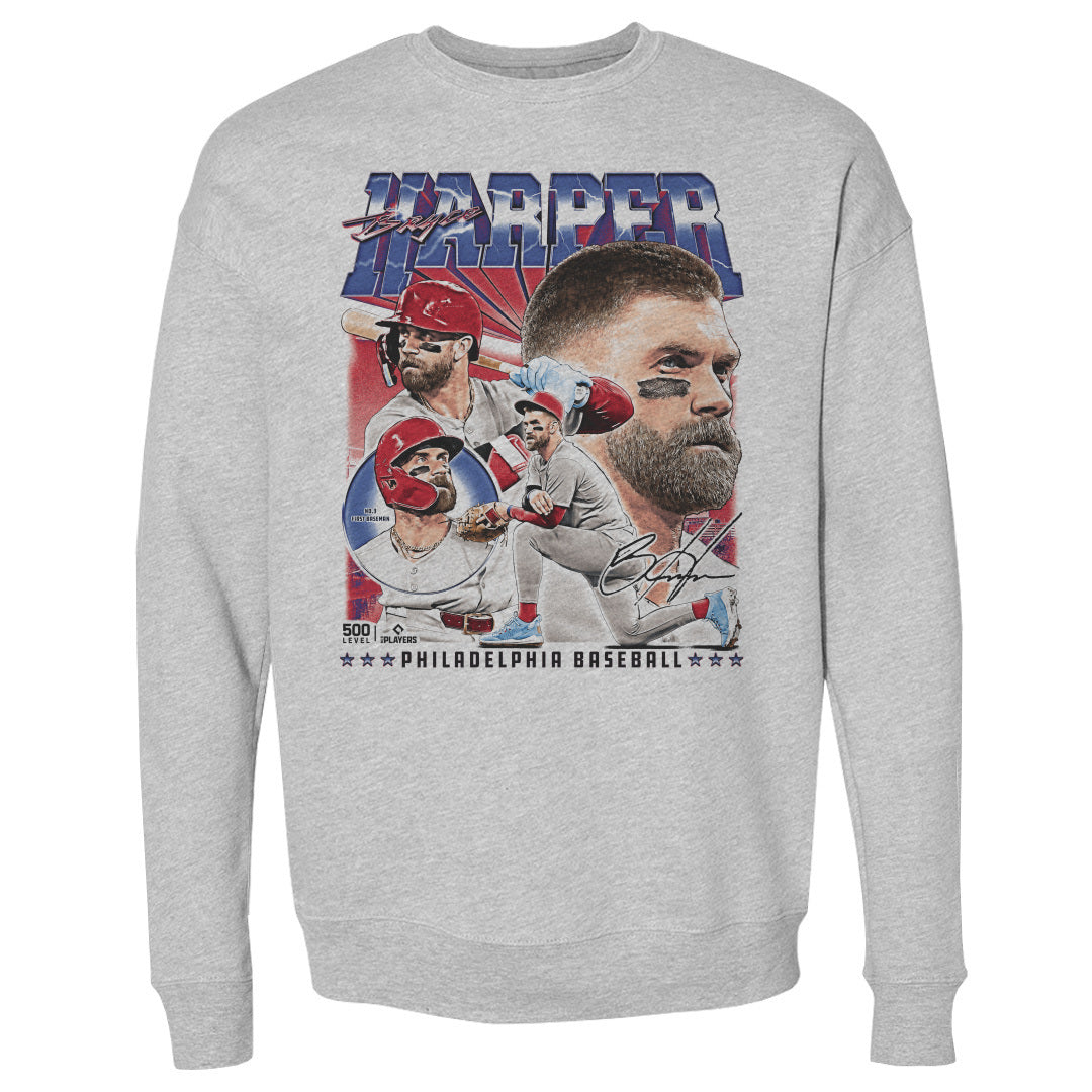 Bryce Harper Men's Crewneck Sweatshirt | 500 LEVEL