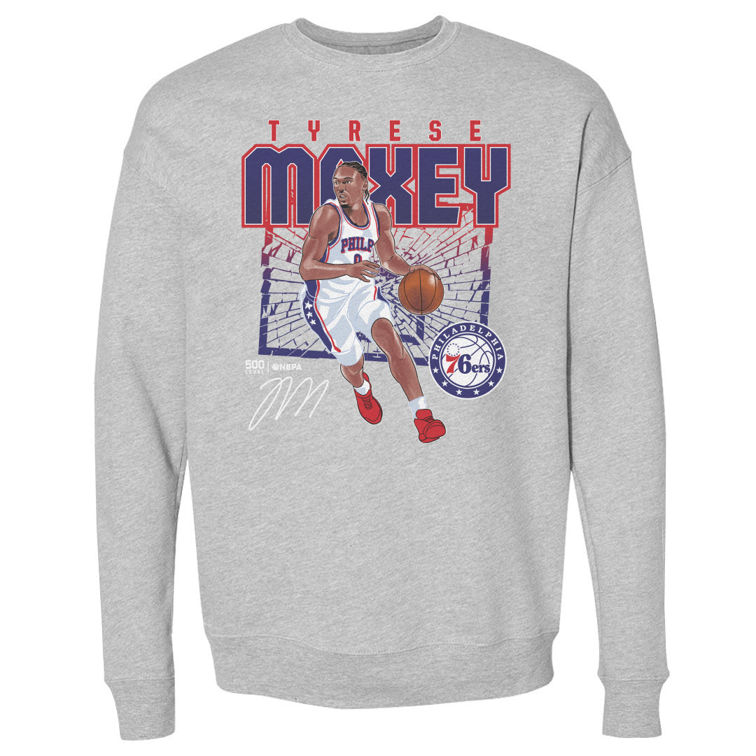 Tyrese Maxey Men's Crewneck Sweatshirt | 500 LEVEL
