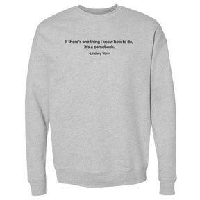 Lindsey Vonn Men's Crewneck Sweatshirt | 500 LEVEL