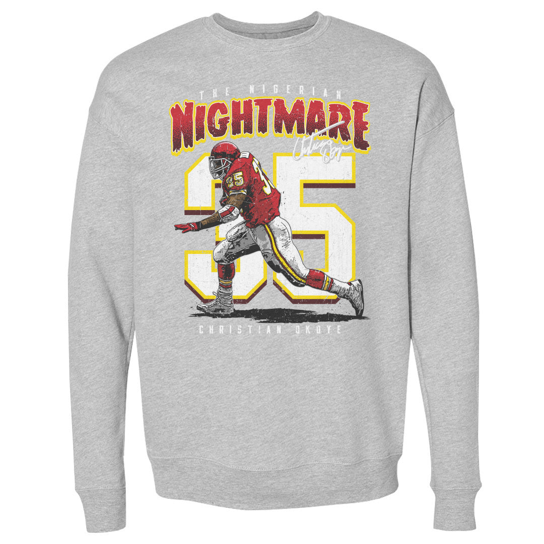 Christian Okoye Men's Crewneck Sweatshirt | 500 LEVEL