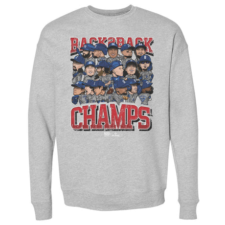 Los Angeles D Baseball Men's Crewneck Sweatshirt | 500 LEVEL
