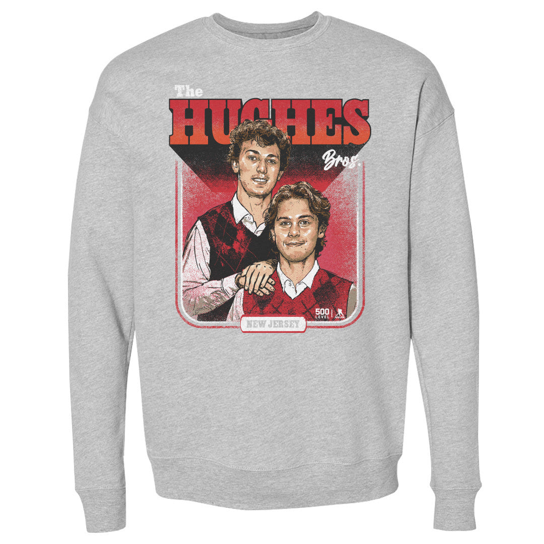 Luke Hughes Men's Crewneck Sweatshirt | 500 LEVEL