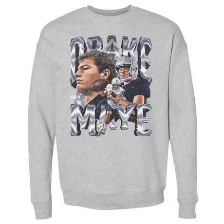 Drake Maye Men's Crewneck Sweatshirt | 500 LEVEL