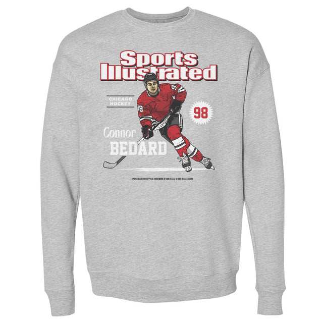 Connor Bedard Men's Crewneck Sweatshirt | 500 LEVEL