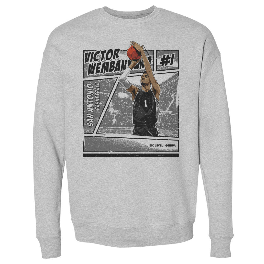 Victor Wembanyama Men's Crewneck Sweatshirt | 500 LEVEL