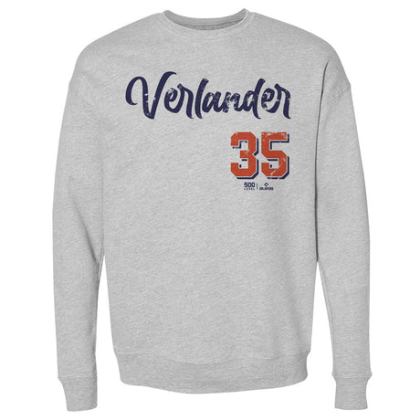 Justin Verlander Men's Crewneck Sweatshirt | 500 LEVEL