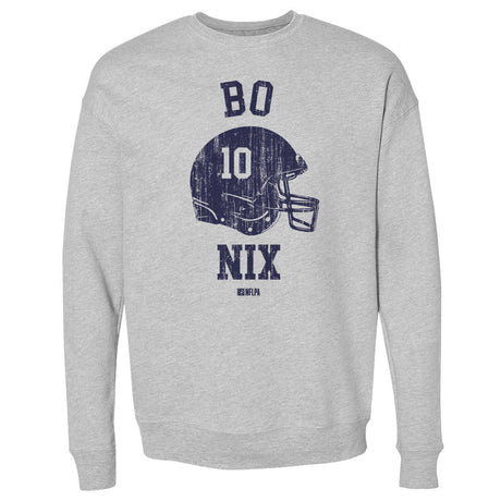 Bo Nix Men's Crewneck Sweatshirt | 500 LEVEL