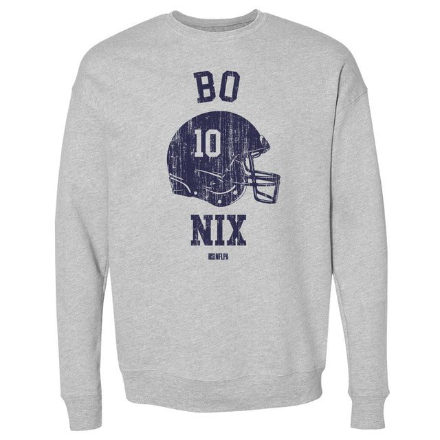 Bo Nix Men's Crewneck Sweatshirt | 500 LEVEL