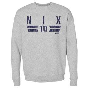 Bo Nix Men's Crewneck Sweatshirt | 500 LEVEL