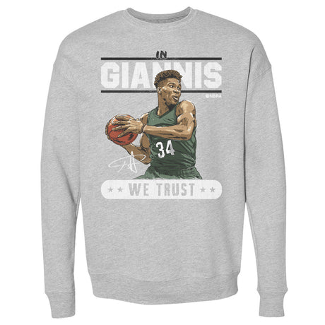 Giannis Antetokounmpo Men's Crewneck Sweatshirt | 500 LEVEL