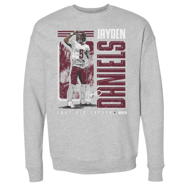 Jayden Daniels Men's Crewneck Sweatshirt | 500 LEVEL