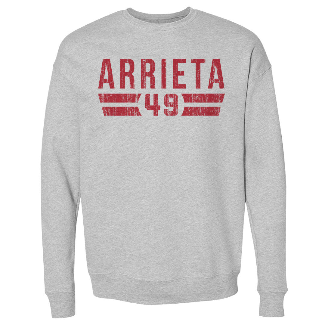 Jake Arrieta Men's Crewneck Sweatshirt | 500 LEVEL