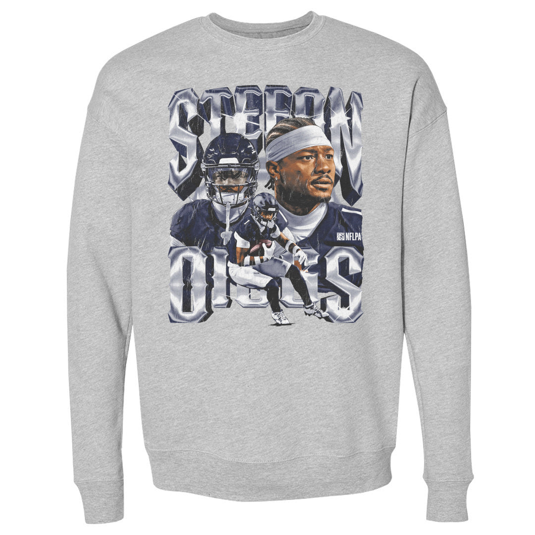 Stefon Diggs Men&#39;s Crewneck Sweatshirt | 500 LEVEL