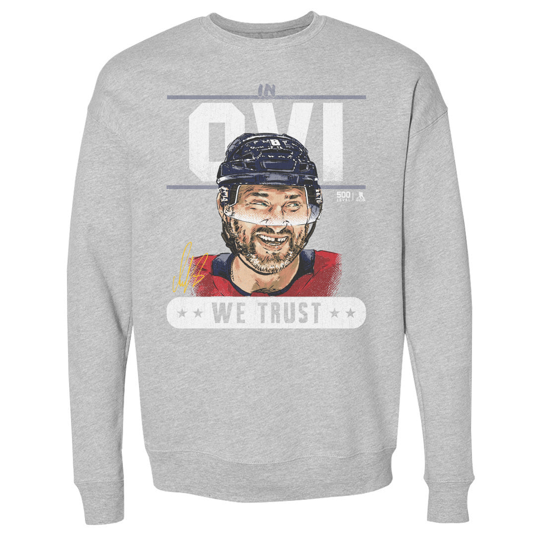 Alex Ovechkin Men's Crewneck Sweatshirt | 500 LEVEL