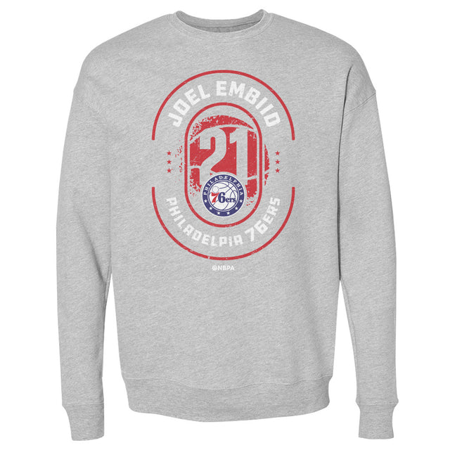 Joel Embiid Men's Crewneck Sweatshirt | 500 LEVEL