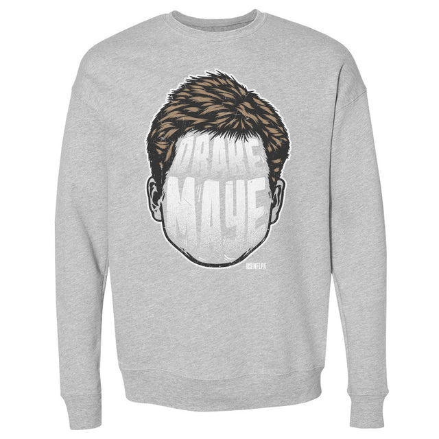 Drake Maye Men's Crewneck Sweatshirt | 500 LEVEL