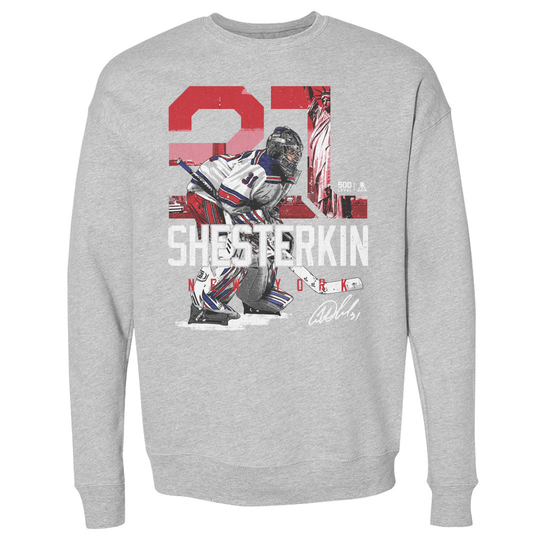 Igor Shesterkin Men's Crewneck Sweatshirt | 500 LEVEL