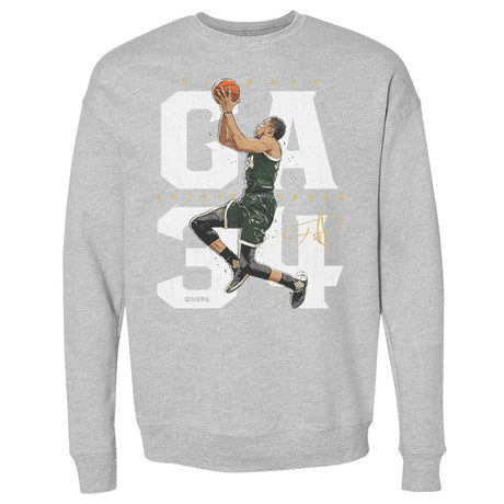Giannis Antetokounmpo Men's Crewneck Sweatshirt | 500 LEVEL