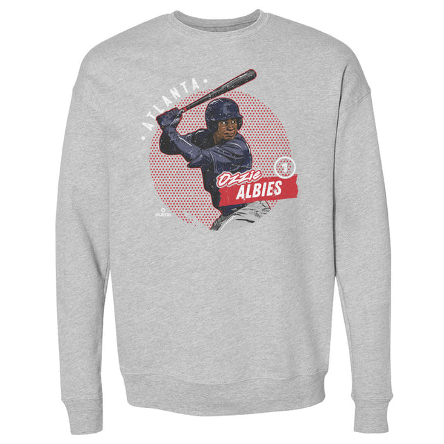 Ozzie Albies Men's Crewneck Sweatshirt | 500 LEVEL