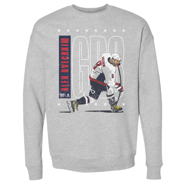 Alex Ovechkin Men's Crewneck Sweatshirt | 500 LEVEL