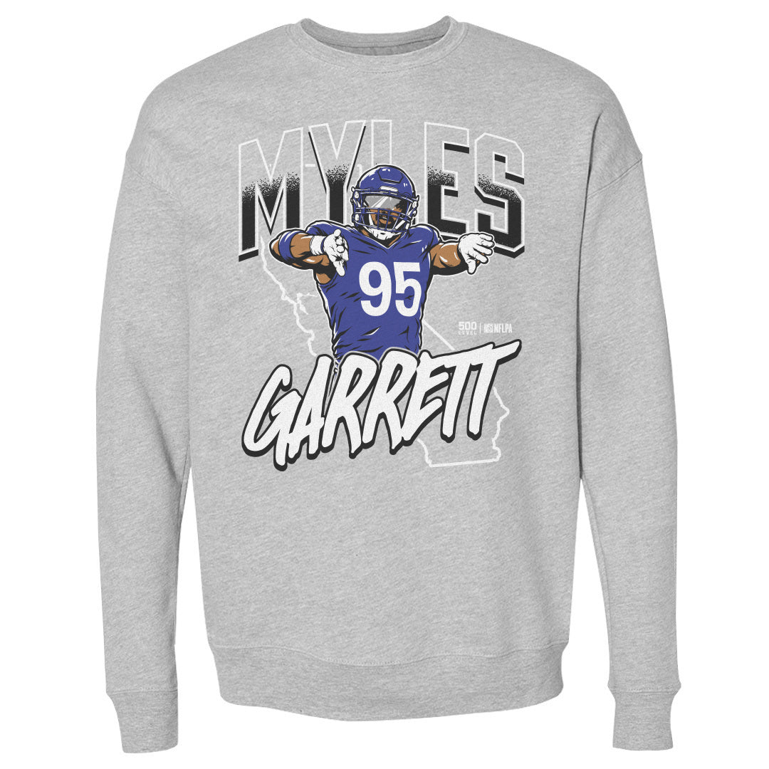 Myles Garrett Men's Crewneck Sweatshirt | 500 LEVEL