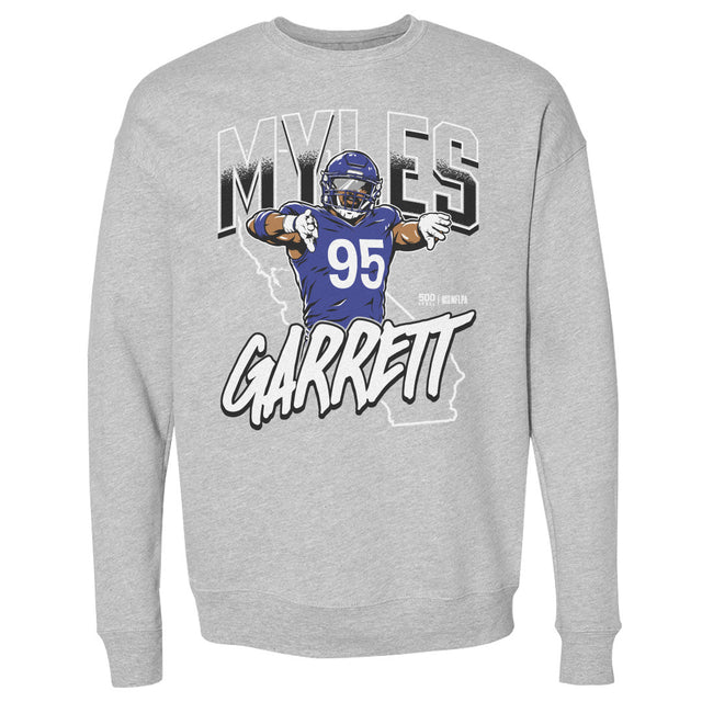 Myles Garrett Men's Crewneck Sweatshirt | 500 LEVEL