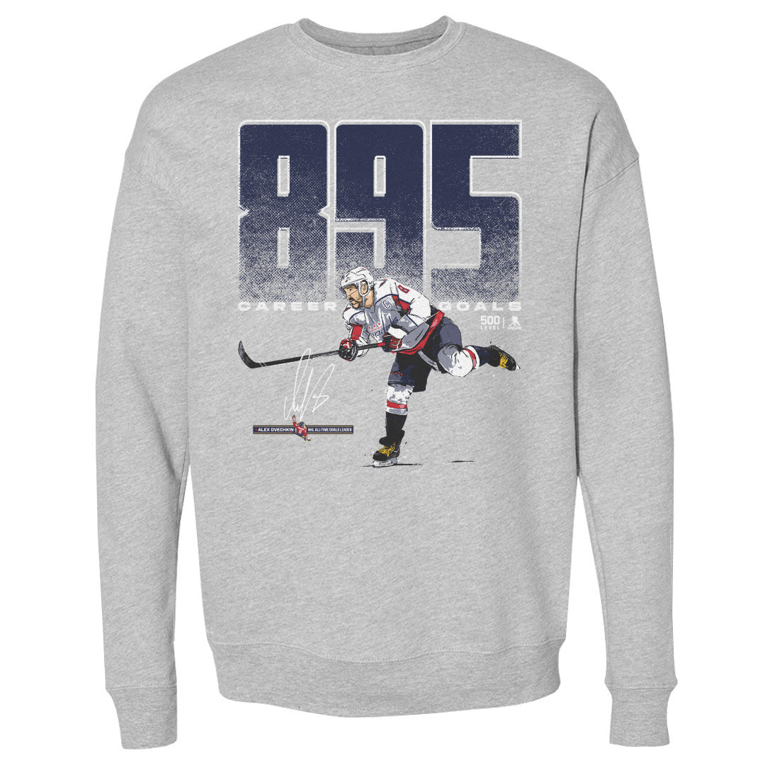 Alex Ovechkin Men's Crewneck Sweatshirt | 500 LEVEL