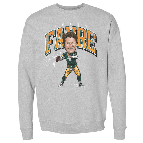 Brett Favre Men's Crewneck Sweatshirt | 500 LEVEL