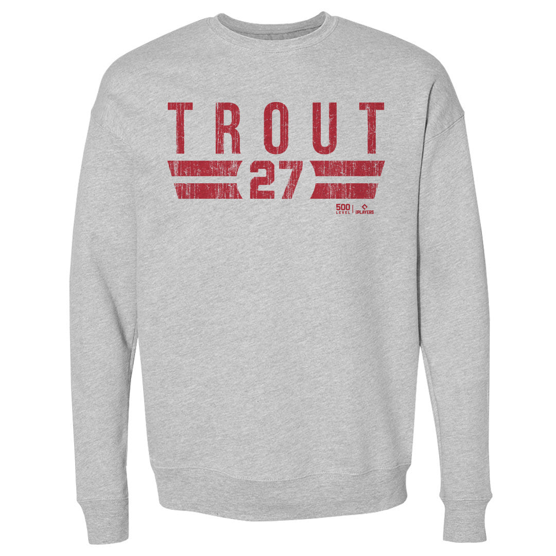 Mike Trout Men's Crewneck Sweatshirt | 500 LEVEL