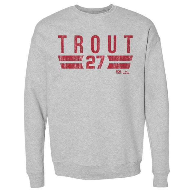 Mike Trout Men's Crewneck Sweatshirt | 500 LEVEL