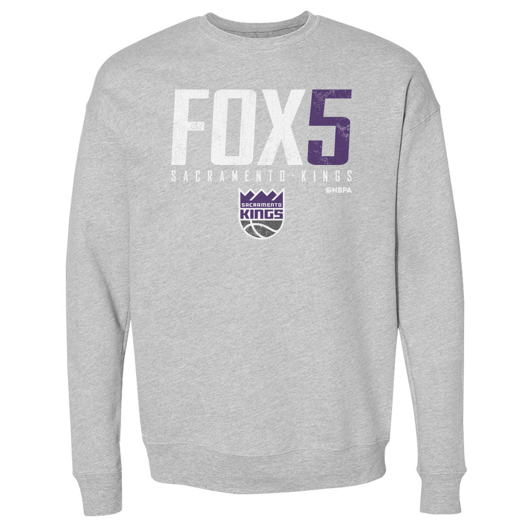 De&#39;Aaron Fox Men&#39;s Crewneck Sweatshirt | 500 LEVEL
