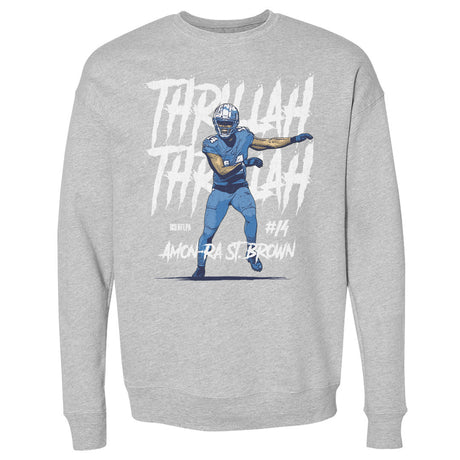 Amon-Ra St. Brown Men's Crewneck Sweatshirt | 500 LEVEL