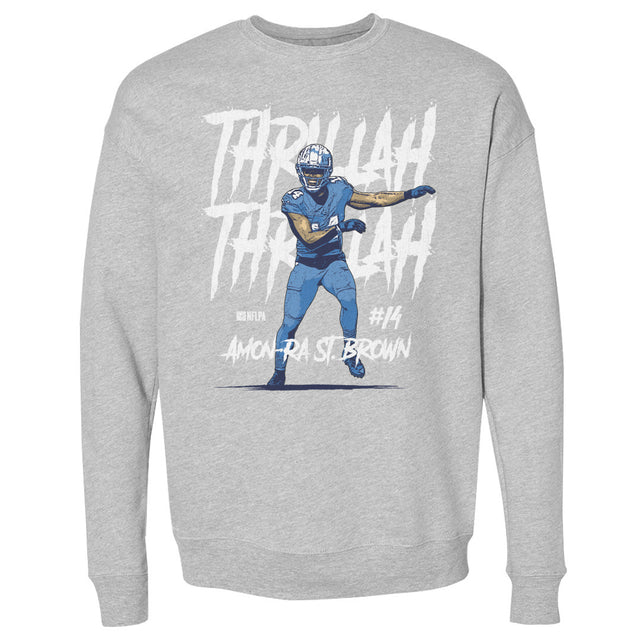 Amon-Ra St. Brown Men's Crewneck Sweatshirt | 500 LEVEL