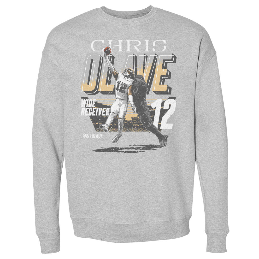 Chris Olave Men's Crewneck Sweatshirt | 500 LEVEL