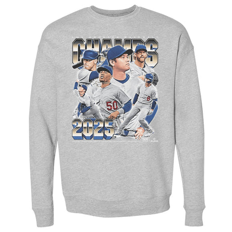 Los Angeles D Baseball Men's Crewneck Sweatshirt | 500 LEVEL