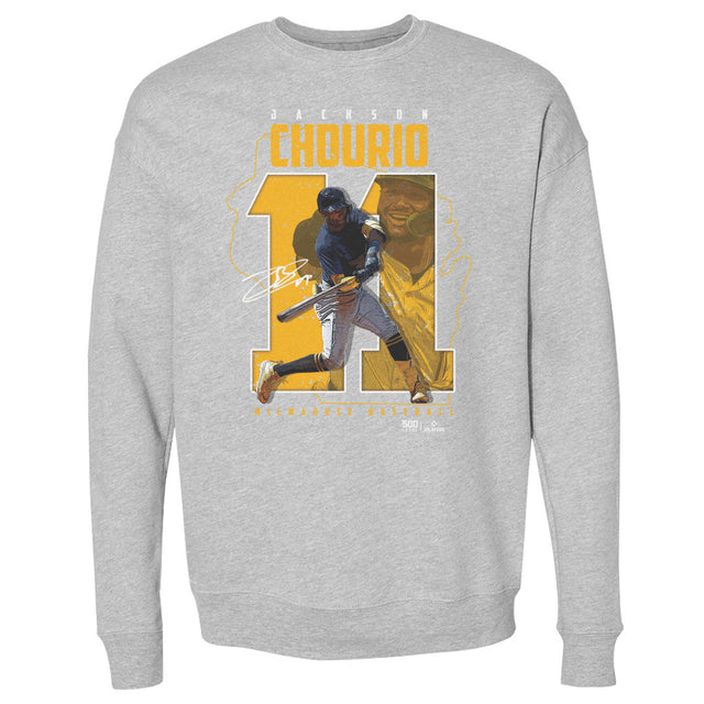 Jackson Chourio Men's Crewneck Sweatshirt | 500 LEVEL