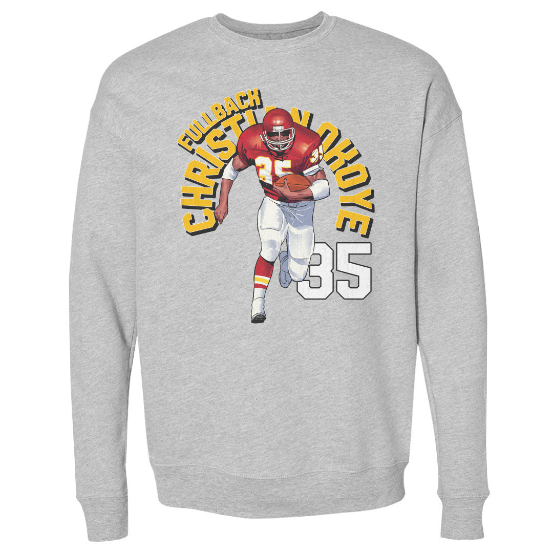 Christian Okoye Men's Crewneck Sweatshirt | 500 LEVEL