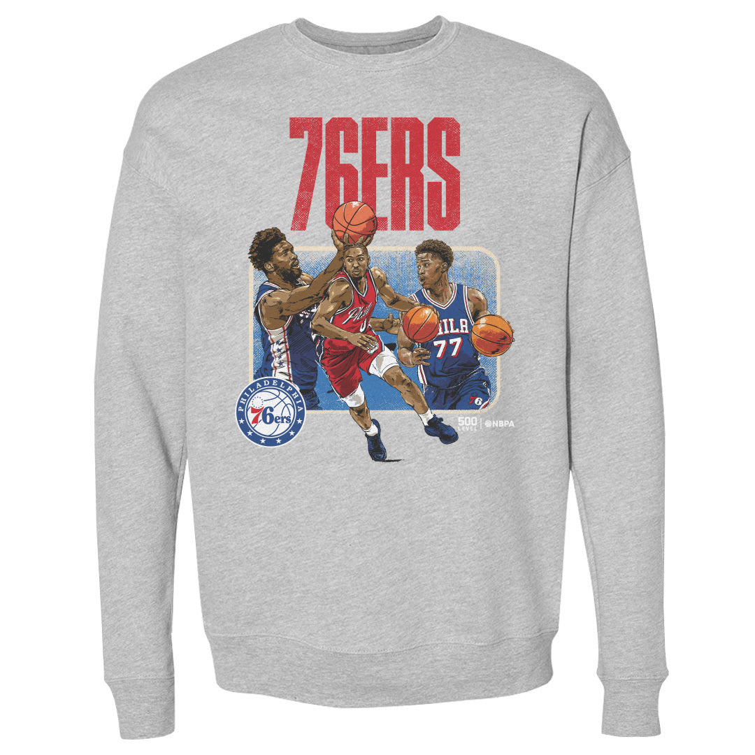 Philadelphia 76ers Men's Crewneck Sweatshirt | 500 LEVEL