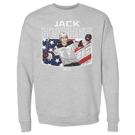 Jack Hughes Men's Crewneck Sweatshirt | 500 LEVEL